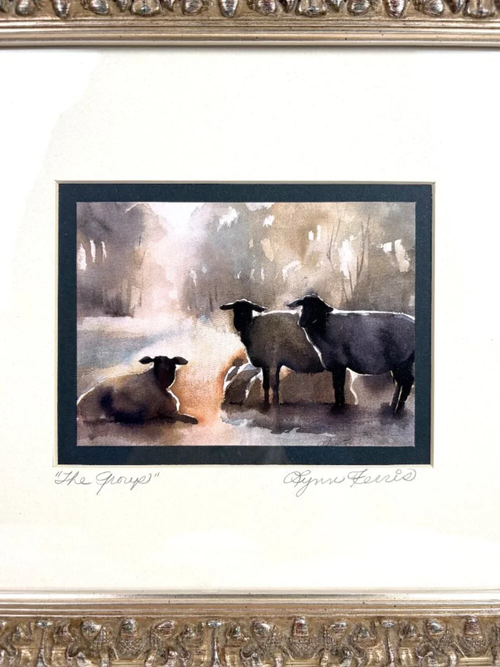 Framed Watercolor Print 